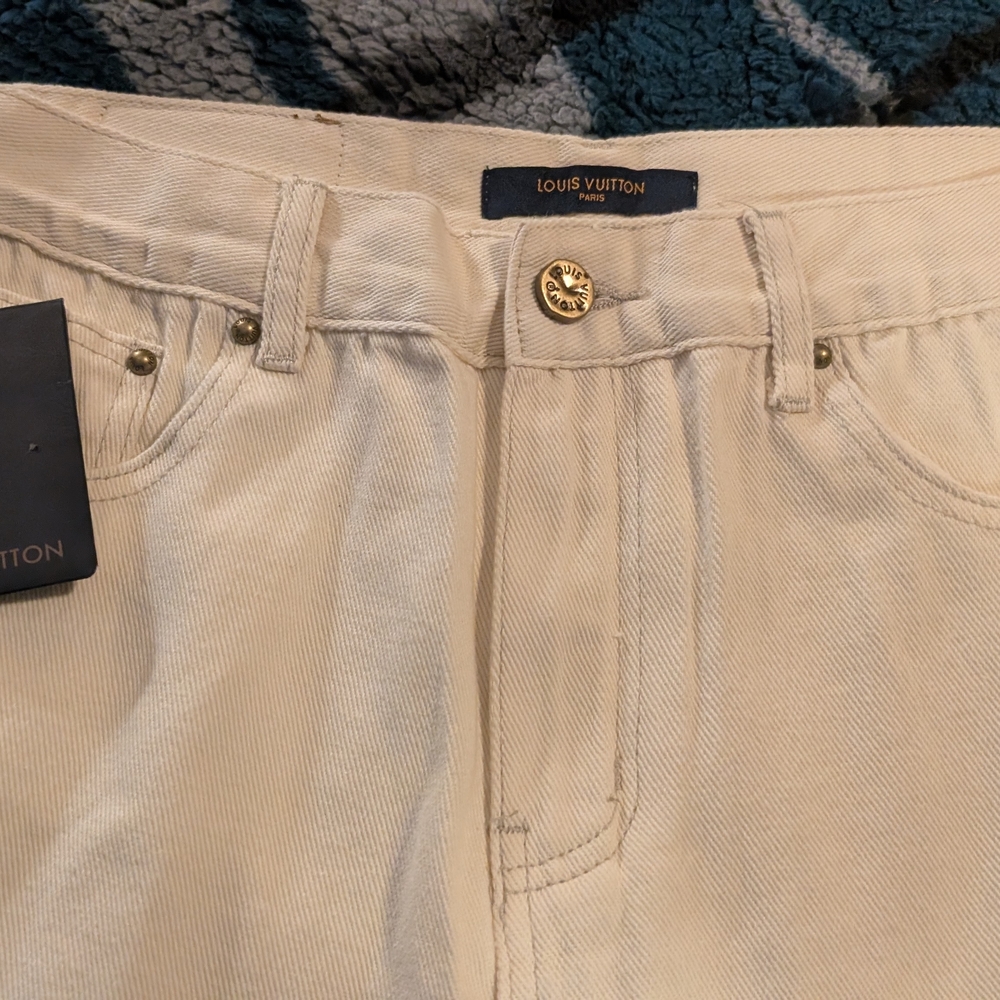 Louis Vuitton Cream Pants